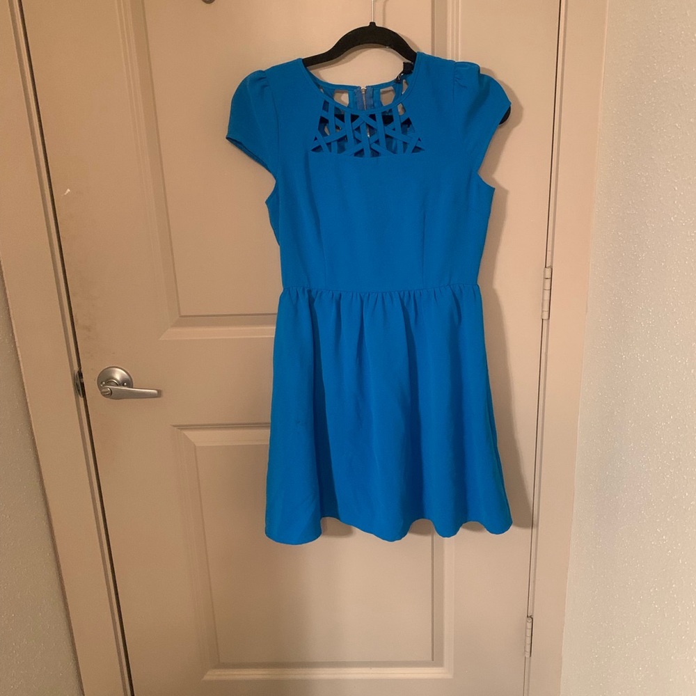 Blue dress
